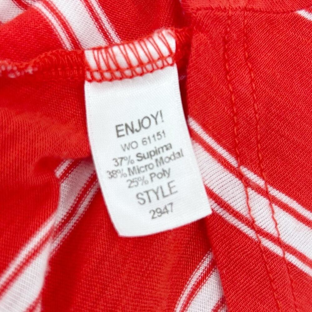 Michael Stars Strapless Dress One Size Red White Stripe Convertible One Size - Picture 7 of 11
